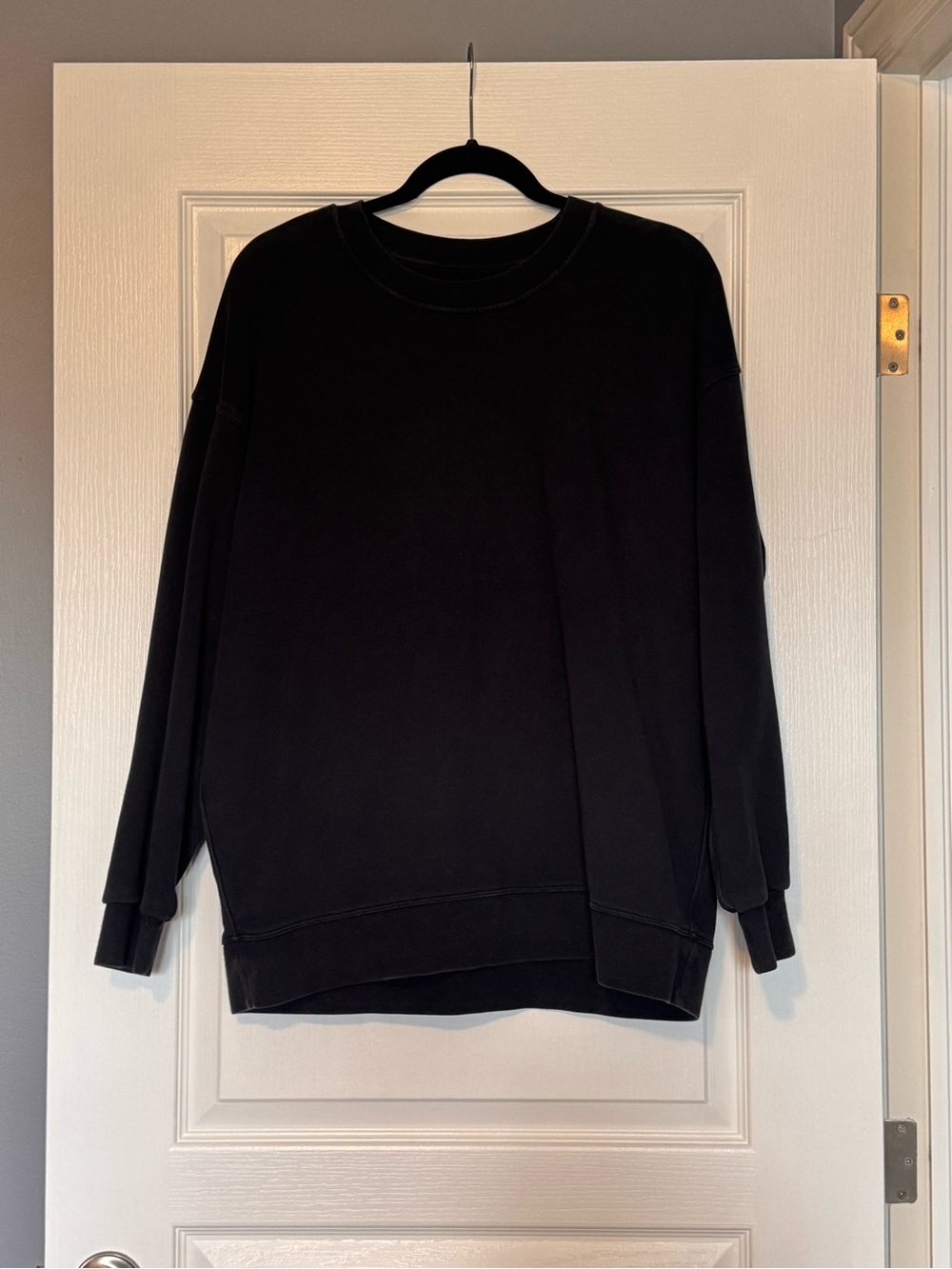 lululemon athletica Black Crewneck Sweater